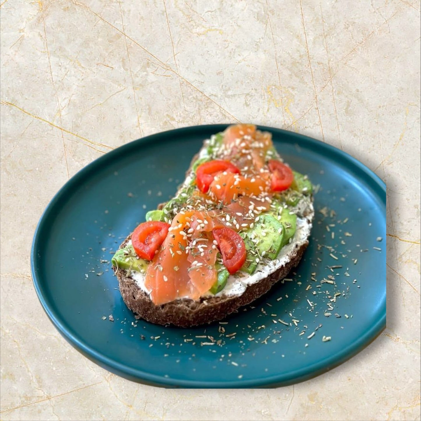 Fresh Salmon Avocado Bruschetta | Gourmet Appetizer
