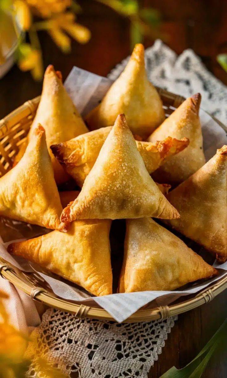Meat Samosa - Spiced Indian Appetizer