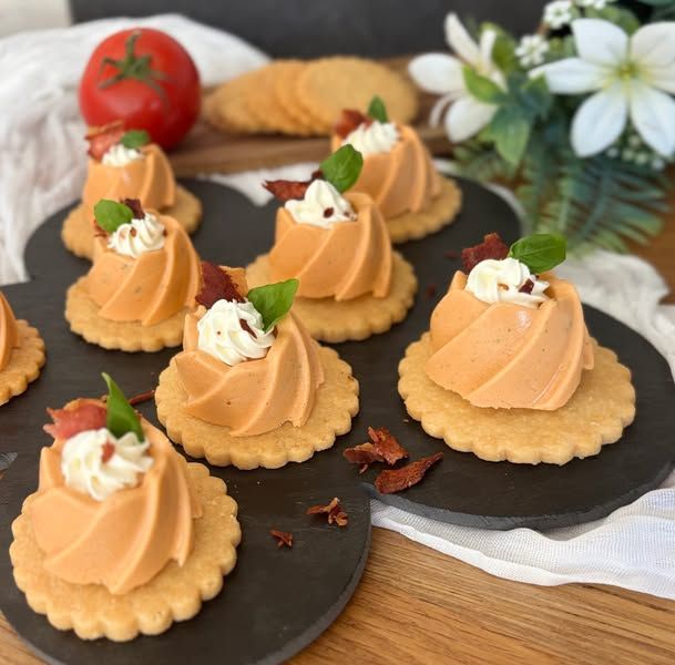 Sablé Mousse de Poulet - Chicken Mousse Shortbread